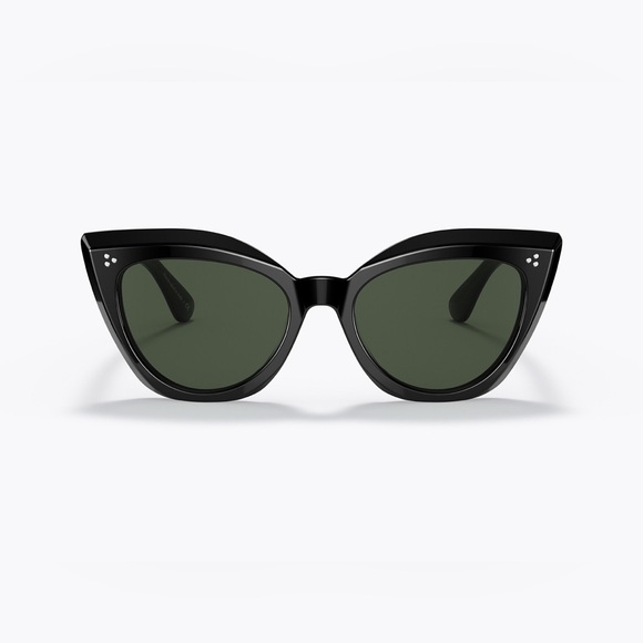 oliver peoples Laiya new Black Polarized chic cat-eye - Picture 2 of 7